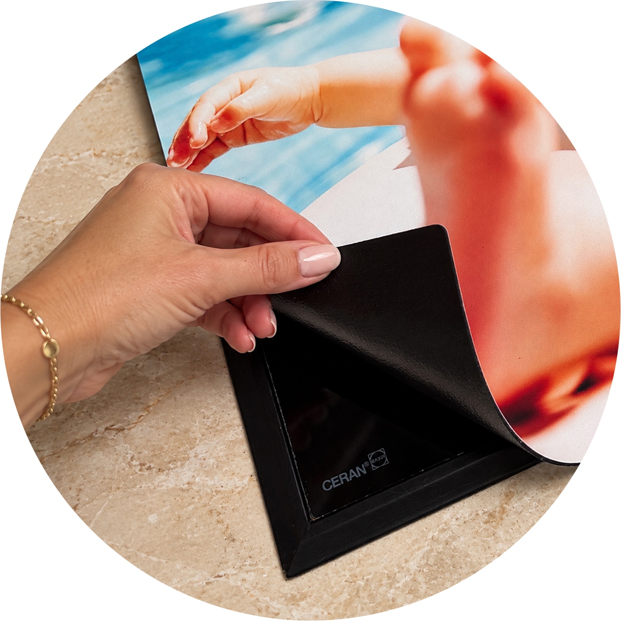 Personalised Induction Hob Protector – stylish and decorative protection for your induction hob
